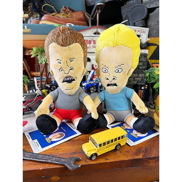 MTV　ビーバス＆バットヘッド　ぬいぐるみ　（2体セット）　キッドロボット　プラッシュ　■ アメリカン雑貨 アメリカ雑貨