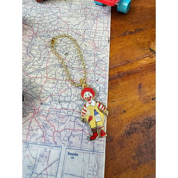 マクドナルド　ヴィンテージコレクション　ロナルド　ボールチェーン　キーホルダー ■ アメリカン雑貨 アメリカ雑貨