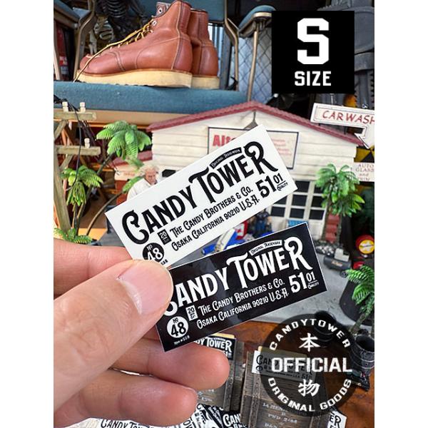 キャンディタワー　オフィシャル　ステッカー　Sサイズ　6cm　（2枚セット） ■ アメリカン雑貨 アメリカ雑貨 爆買