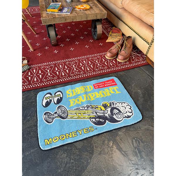 ムーン スピードイクイップメント ルームマット ムーンアイズ MOONEYES ■ アメリカン雑貨 アメリカ雑貨