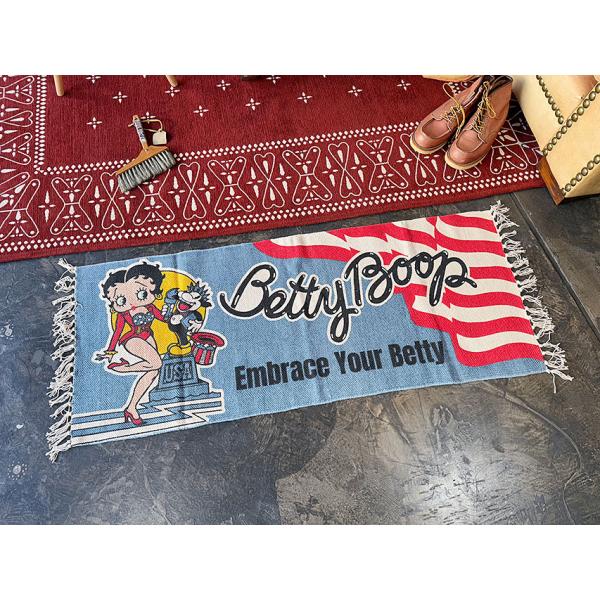 ベティ・ブープ　コットンマット　120cm　ロングサイズ　（Embrace Your Betty） ■ アメリカン雑貨 アメリカ雑貨