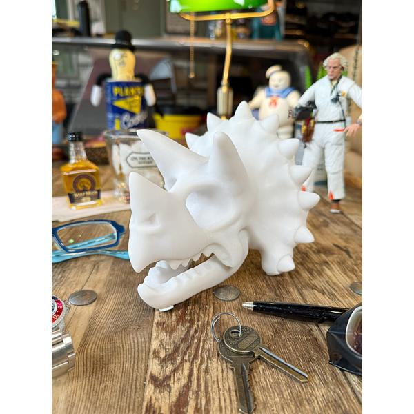 この太めのラインがまさしくダルトン！同じモノを作らせてもやっぱり頭二つくらい飛び抜けてるセンスを見せつけてくれるんだよなーだから 毎回決まってリリースされる商品に惹かれてしまう！今回のは恐竜の骨をモチーフにしたポリレジン製のオブジェなの！頭...