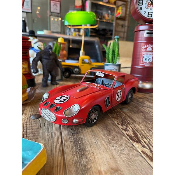クラシック レーシングカー 250GTO ブリキオブジェ ■ アメリカン雑貨 アメリカ雑貨