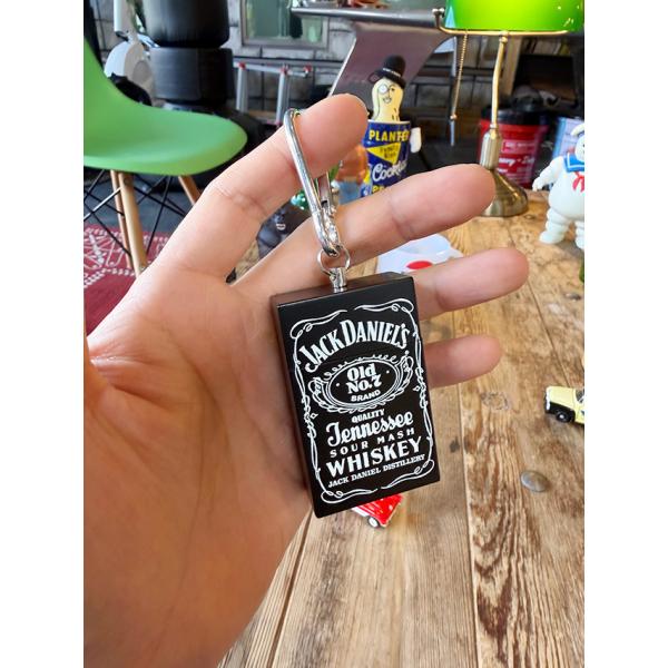 ジャックダニエル 携帯灰皿 カラビナ付き ■ アメリカン雑貨 アメリカ雑貨