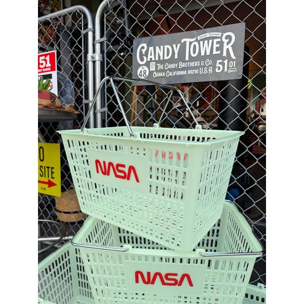 【予約商品のため同梱不可】　【単品】　【4月上旬入荷予定】暗闇で光る！　蓄光仕様　NASA　ショッピングバスケット