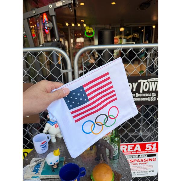 2028 ロサンゼルス五輪 チームU.S.A. ビーチバッグ 防水ポーチ ■ アメリカン雑貨 アメリカ雑貨