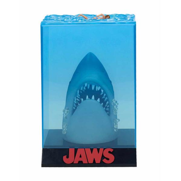 SDトイ 映画 ジョーズ 映画ポスター PVC 3Dスタチュー ■ アメリカン雑貨 アメリカ雑貨