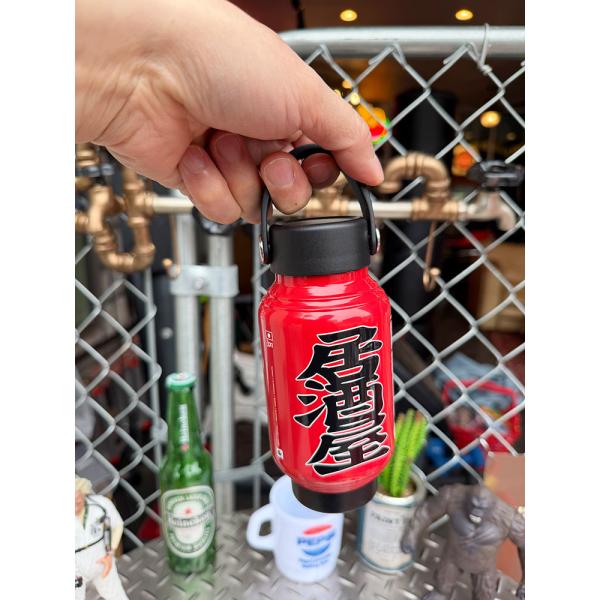 居酒屋　ちょうちん型　コンパクト　水筒　270ml　ステンレス　二重構造　提灯水筒 ■ アメリカン雑貨 アメリカ雑貨