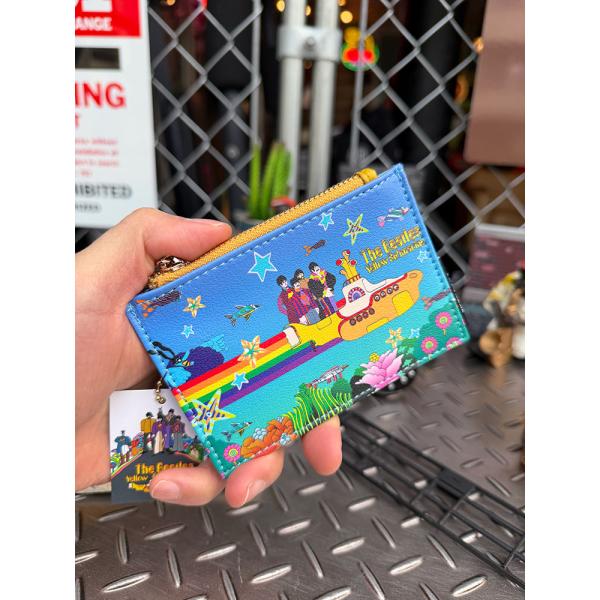 ビートルズ スリムウォレット （イエローサブマリン） カードケース コインポーチ 公式グッズ ■ アメリカン雑貨 アメリカ雑貨