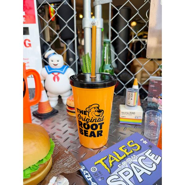 A&W　オフィシャル　22オンス　ストローカップ　MADE IN U.S.A. ■ アメリカン雑貨 アメリカ雑貨