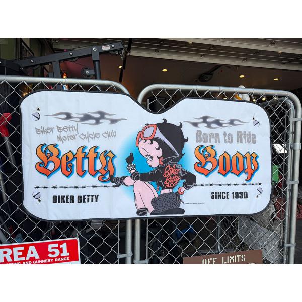ベティブープ　カーサンシェード　（バイカーベティ） ■ アメリカン雑貨 アメリカ雑貨