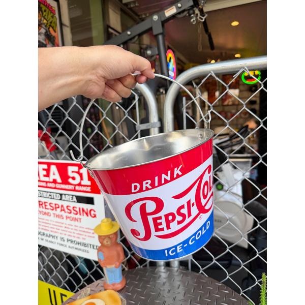 ペプシ　ティンバケツ　ミニ ■ アメリカン雑貨 アメリカ雑貨