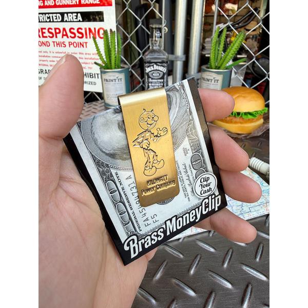 レディキロワット　マネークリップ　真ちゅう製 ■ アメリカン雑貨 アメリカ雑貨