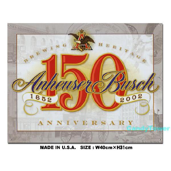 アメリカン レトロ アメリカンブリキ看板 アンハイザーブッシュ -150