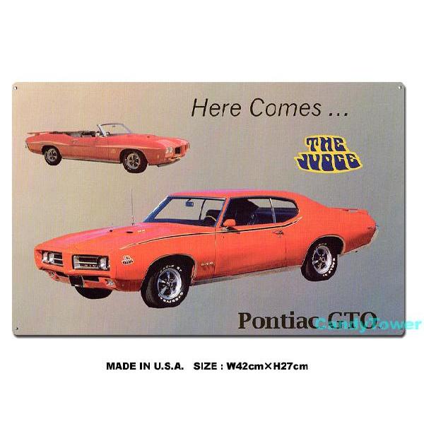 アメリカン レトロ アメリカンブリキ看板 ポンティアック GTO -ザ