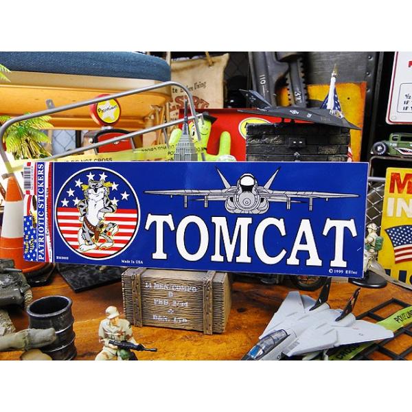 ミリタリーバンパーステッカー （トムキャット） ■ アメリカン雑貨 アメリカ雑貨 デカール シール