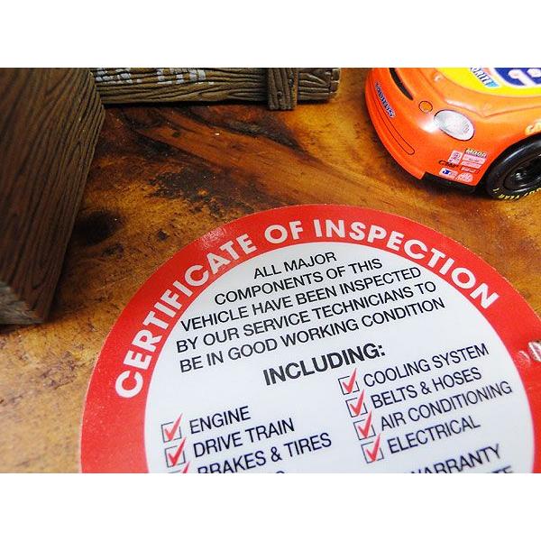 アメリカの本物の自動車点検整備済みステッカー レッド アメリカ雑貨 アメリカン雑貨 車 シール ブランド おしゃれ おもしろ Buyee Buyee Japanese Proxy Service Buy From Japan Bot Online