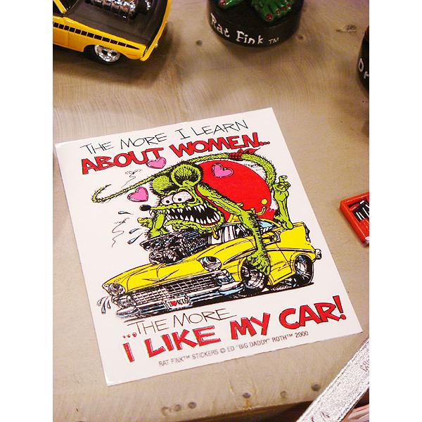 ラットフィンク モンスターステッカー FROM USA （ABOUT WOMEN） アメリカン雑貨 アメリカ雑貨 車 シール ブランド グッズ