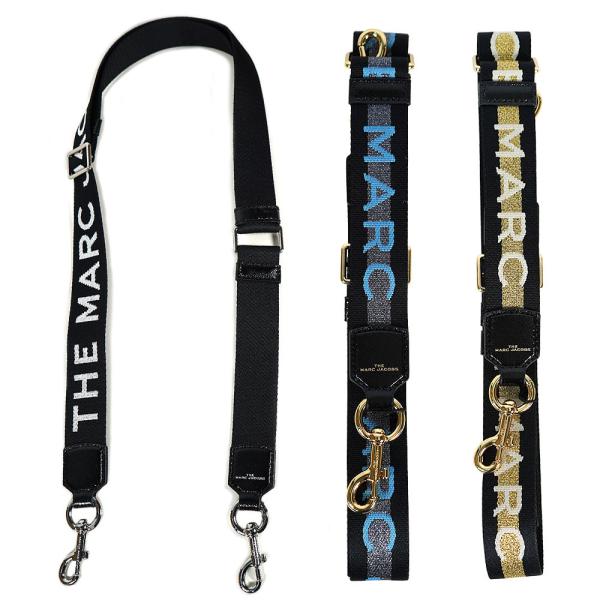 マークジェイコブス ショルダーストラップ MARC JACOBS THE LOGO THIN WEBBING STRAP ザ ロゴ シン ウェビング  ストラップ(全3色） 【M0014985・M0014328】