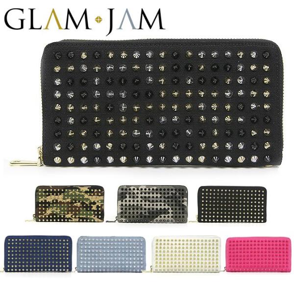 Glamjam グラムジャム スタッズ 長財布 ウォレットチェーン付きラウンド長財布 Studs Wallet 全8色 A 3 122 Buyee Buyee Japanese Proxy Service Buy From Japan Bot Online