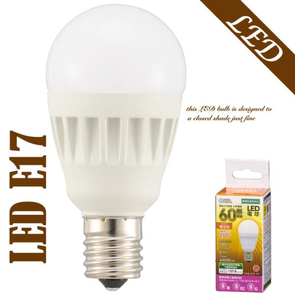 LEDd  E17  ~jNvgd 60W  810lm dF F  IW ȃGl Ɩ  AeB[N