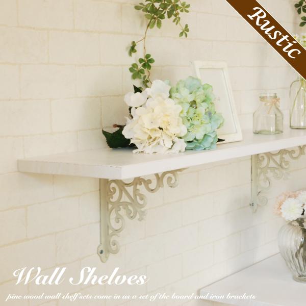 ウォールラック ウォールシェルフ 棚 壁掛けアイアン ホワイト 白 ガラス板 ウォールラック ウォールシェルフ 棚 壁掛けアイアン ホワイト 白 ガラス板