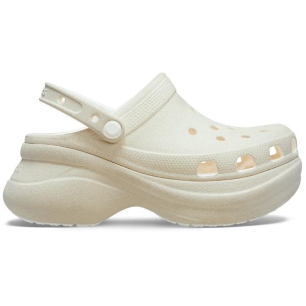 crocs クロックス 国内正規品  207261 レディース  サンダル クロッグ Crocs Classic Bae Glitter ClgW Chalk 厚底 リッター ラメ 黒