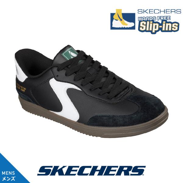 SALE50%OFF スケッチャーズ メンズ 254154 BKW ブラック/ホワイト スニーカー SKECHERS クォーターロゴ スリップインズ HOTSHOT アウトレット セール