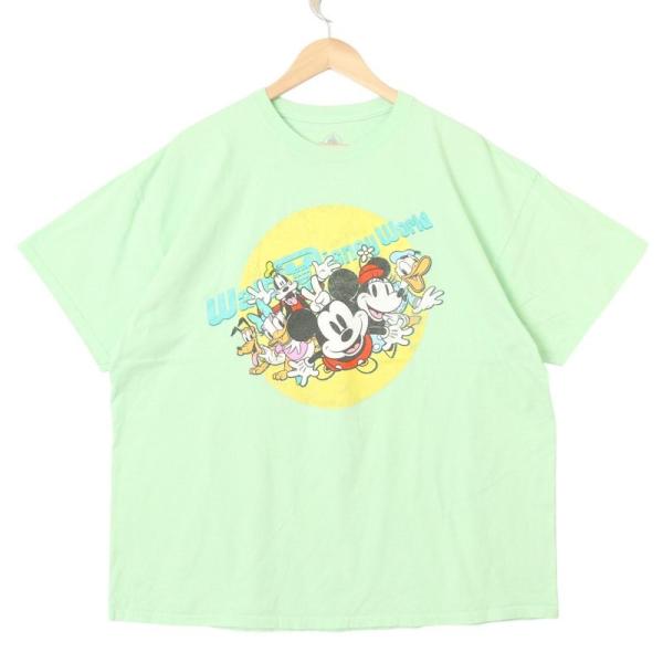 Disney ディズニー 半袖プリントTシャツ メンズUS-2XL パステル