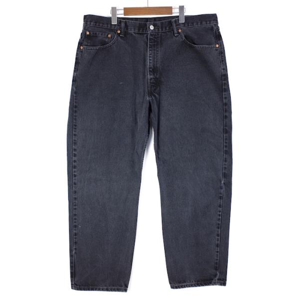 Levi's リーバイス 550 ブラック ワイド デニム W40 Levi's リーバイス 550 ブラックデニムパンツ メンズW40 RELAXED