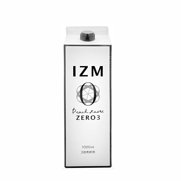 IZM ZERO3 1000ml リニューアル 酵素ドリンク ピーチテイスト イズム