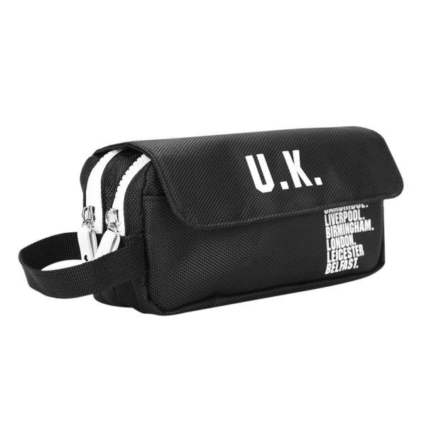 筆箱 ペンケース 大容量 ペンポーチ おしゃれ 英字 3仕切り ファスナーポケット 二つ フタ付 撥水 キャンバスポーチ 色鉛筆入れ 筆入れ Buyee Buyee 日本の通販商品 オークションの代理入札 代理購入