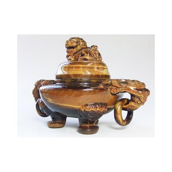 書道用具 その他書道用具虎目石 香炉 カプリィ