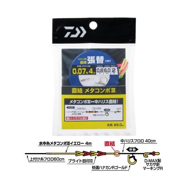 ダイワ 直結メタコンポIII 張替仕掛け 0.05号 ダイワ 直結メタコンポIII 張替仕掛け 0.05号