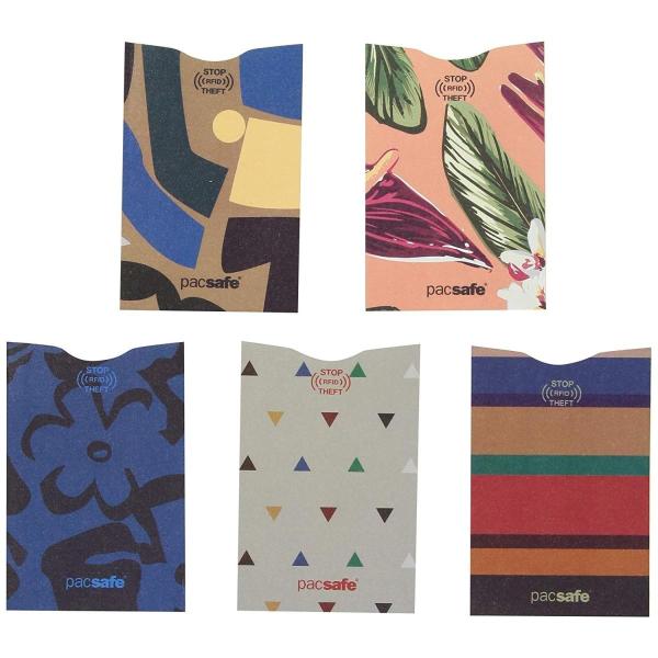 パックセーフ スキミング防止カードケース Rfidセーフsleeve25トロピカル 803 トロピカル Pymr Go Th