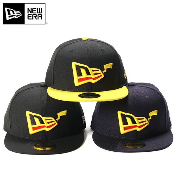ニューエラ ポケモン コラボ キャップ 帽子 59fifty Flag Logo Pikachu New Era Pokemon メンズ 帽子屋オンスポッツ 通販 Paypayモール