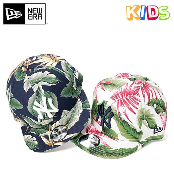 ニューエラ キッズ 9FIFTY ボタニカル NYヤンキース メッシュキャップ