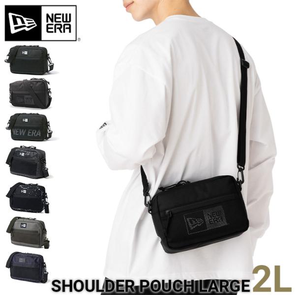 ニューエラ バッグ NEW ERA BAG メンズ レディース ショルダーバッグ SHOULDER POUCH LARGE ショルダーポーチ ラージ 黒 カーキ ブランド おしゃれ かっこいい 人気 春 夏 秋 冬 オールシーズン ニューエ...