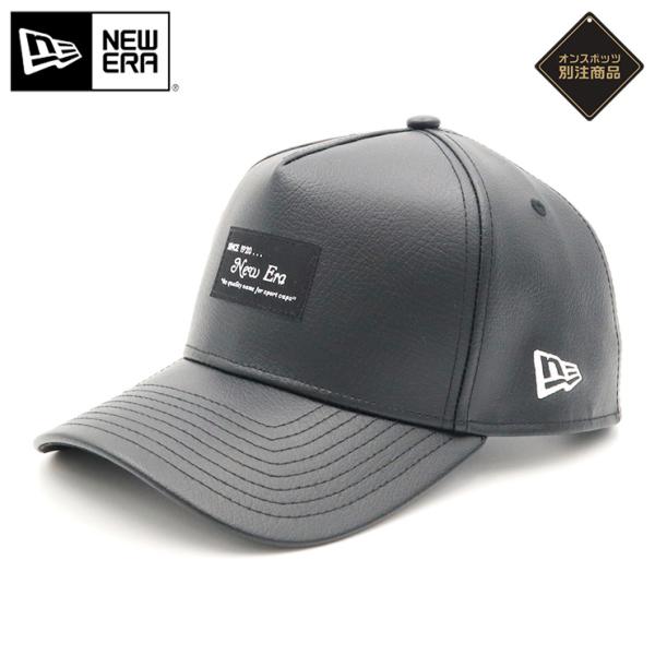 NEW ERA ニューエラキャップ 9FORTY-A ブラックパッチ ONSPOTZ別注