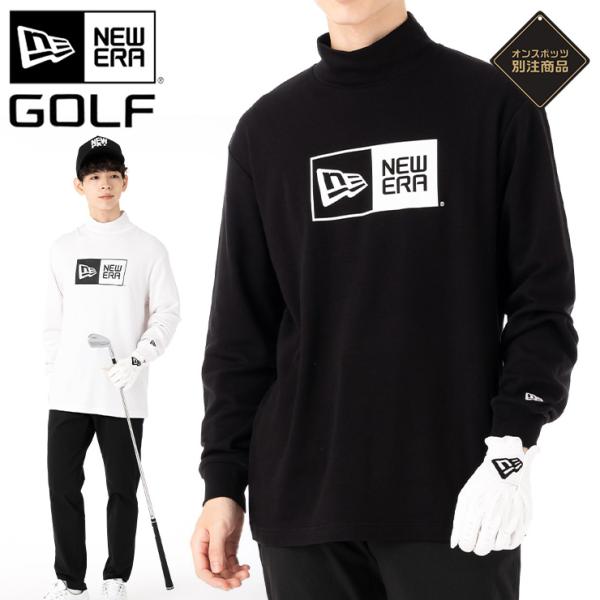 アンコキーヌ、ノースリーブモノグラムブラック、セットアップ NEW ERA ニューエラ GOLFアパレル ハイネックロンT-BOXロゴ