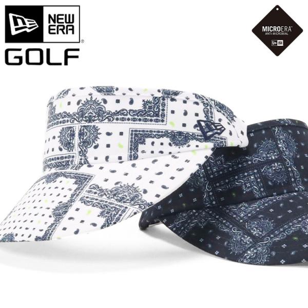 ニューエラ ゴルフ サンバイザー NEW ERA GOLF レディース 帽子 白 ブランド 深め おしゃれ かっこいい 人気 春 夏 秋 冬 オールシーズン ニューエラー 大きい 小さい サイズ 調整 正規品 ユニセックス 男女兼用 ストリ...