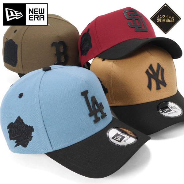 ニューエラ キャップ NEW ERA CAP 9FORTY A-Frame メンズ レディース 帽子 NY LA MLB ニューヨーク ヤンキース ONSPOTZ 別注 カーキ ブランド 深め おしゃれ かっこいい 人気 春 夏 秋 冬 オ...