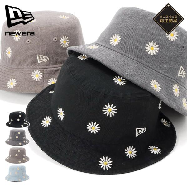 NEW ERA（ニューエラ） ニューエラキャップ BUCKET-01 花柄 ONSPOTZ