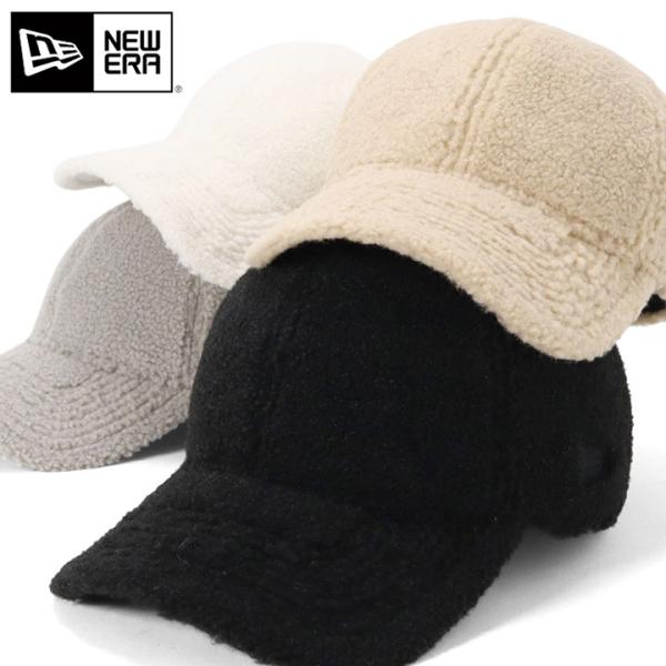 ニューエラ キャップ NEW ERA CAP 9TWENTY ローキャップ メンズ レディース 帽子 無地 シンプル ベーシック ボア フリース 黒 白 ベージュ ブランド 深め おしゃれ かっこいい 人気 秋 冬 ニューエラー 大きい 小...