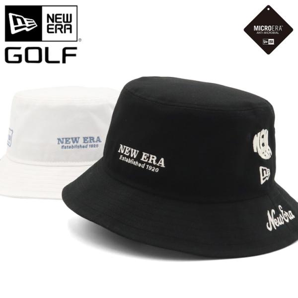 NEW ERA ニューエラ ゴルフ バケットハット アーカイブロゴ