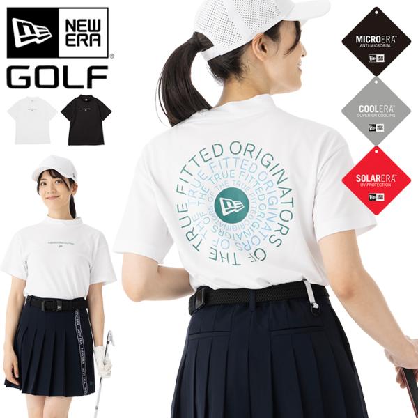 NEW ERA（ニューエラ） ニューエラレディースゴルフ 半袖ミッドネックT