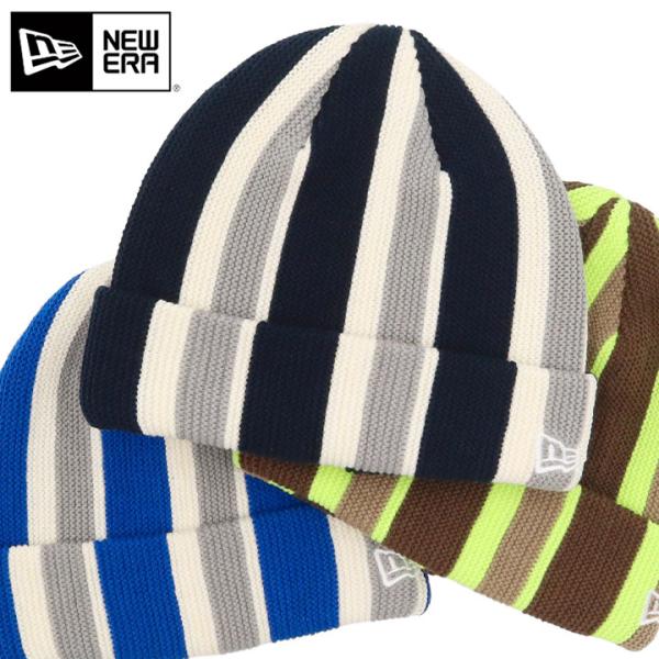 NEW ERA（ニューエラ） ニット帽 ストライプ : ONSPOTZ Yahoo