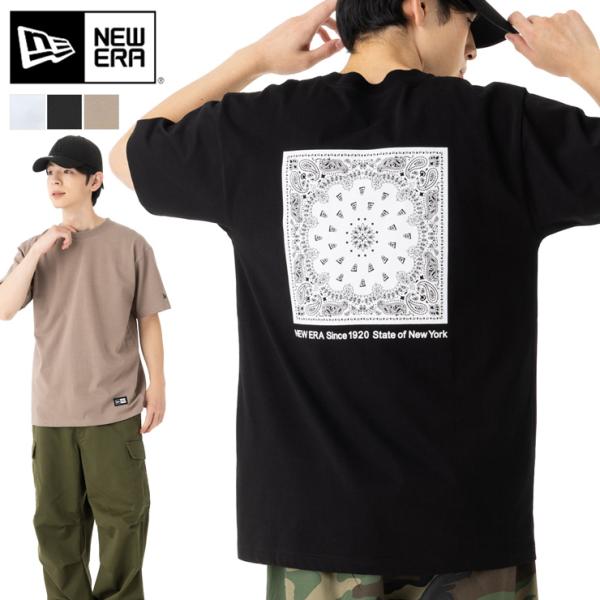 NEW ERA（ニューエラ） 半袖Tシャツ バンダナラバープリント : ONSPOTZ