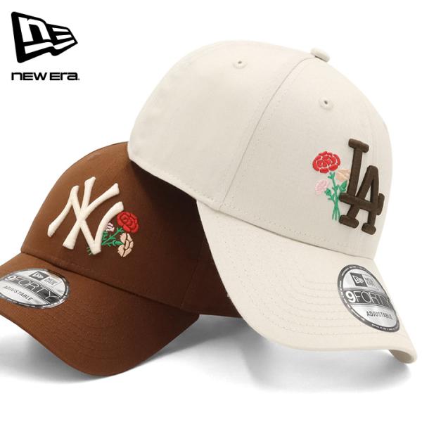 NEW ERA（ニューエラ） ニューエラキャップ 9FORTY 母の日花柄 MLB