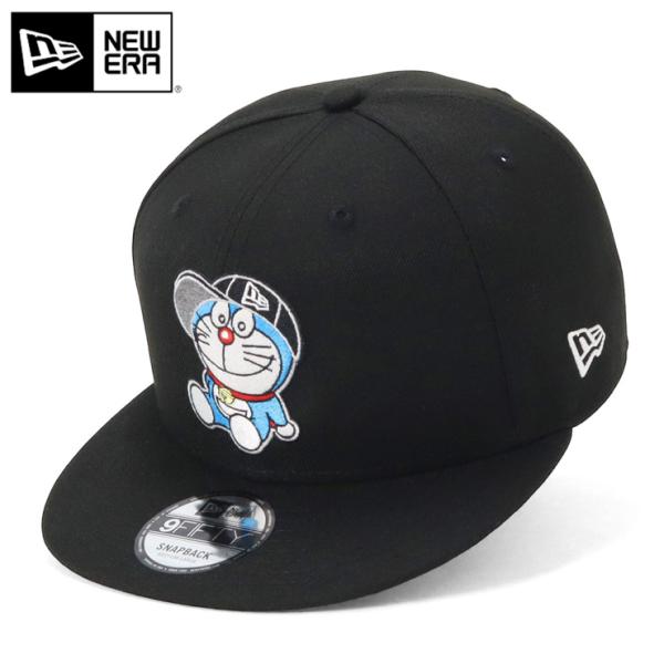 NEW ERA 9FIFTY ドラえもん×ニューエラ 刺繍キャップ 9FIFTY ドラえもん キャップ クローム ブラックバイザー | ニューエラ